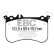Kit de plaquettes de frein, frein à disque Redstuff DP32311C EBC, Vignette 5