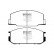 Kit de plaquettes de frein, frein à disque Redstuff DP3456C EBC, Vignette 5