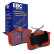 Kit de plaquettes de frein, frein à disque Redstuff DP3680C EBC, Vignette 7