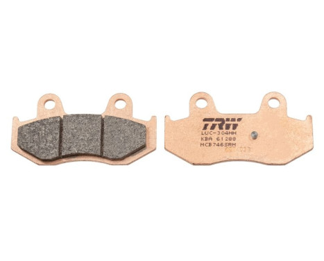 Kit de plaquettes de frein, frein à disque Sinter Maxi Scooter MCB746SRM TRW