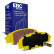 Kit de plaquettes de frein, frein à disque Yellowstuff DP41254R EBC, Vignette 7