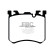 Kit de plaquettes de frein, frein à disque Yellowstuff DP42091R EBC, Vignette 5