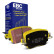 Kit de plaquettes de frein, frein à disque Yellowstuff DP42201R EBC, Vignette 7
