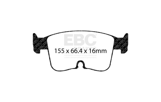 Le jeu de plaquettes de frein Ultimax pour freins à disque est sans cuivre et conforme aux normes environnementales. DPX2479 EBC, Image 3