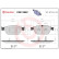 PLAQUES BREMBO XTRA P85128NX, Vignette 2