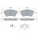 Plaquettes de frein BP1966 Bosch, Vignette 3