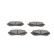 Plaquettes de frein BP1967 Bosch
