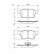Plaquettes de frein BP2003 Bosch, Vignette 8