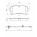 Plaquettes de frein BP2015 Bosch, Vignette 8