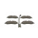 Plaquettes de frein BP2019 Bosch, Vignette 2