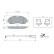Plaquettes de frein BP2019 Bosch, Vignette 4