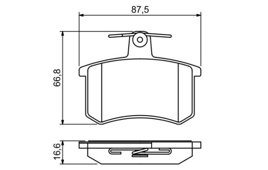 Plaquettes de frein BP2020 Bosch, Image 7