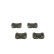 Plaquettes de frein BP2039 Bosch, Vignette 5