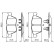 Plaquettes de frein BP2049 Bosch