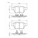 Plaquettes de frein BP2049 Bosch, Vignette 6