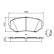 Plaquettes de frein BP2053 Bosch, Vignette 7