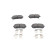 Plaquettes de frein BP2651 Bosch