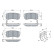 Plaquettes de frein BP2651 Bosch, Vignette 3