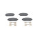 Plaquettes de frein CHEVROLET BP1661 Bosch