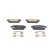 Plaquettes de frein CHEVROLET BP1661 Bosch, Vignette 2