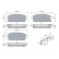 Plaquettes de frein CHEVROLET BP1661 Bosch, Vignette 3