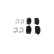 Plaquettes de frein CHEVROLET BP1661 Bosch, Vignette 7