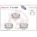 PLAQUETTES DE FREIN P 30 093E Brembo, Vignette 4