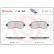 PLAQUETTES DE FREIN P 56 104E Brembo, Vignette 4