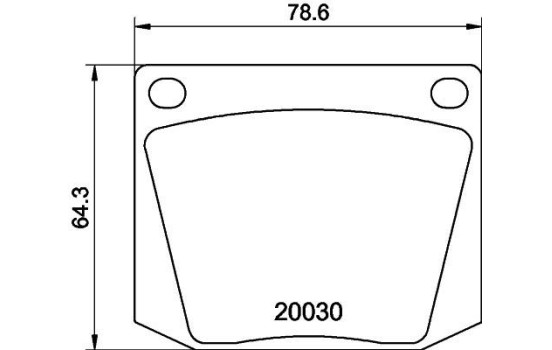 PLAQUETTES DE FREIN POUR FORD MGB525 Mintex