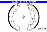 Jeu de mâchoires de frein 03.0137-0341.2 ATE