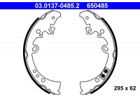 Jeu de mâchoires de frein 03.0137-0485.2 ATE