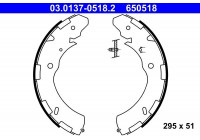 Jeu de mâchoires de frein 03.0137-0518.2 ATE