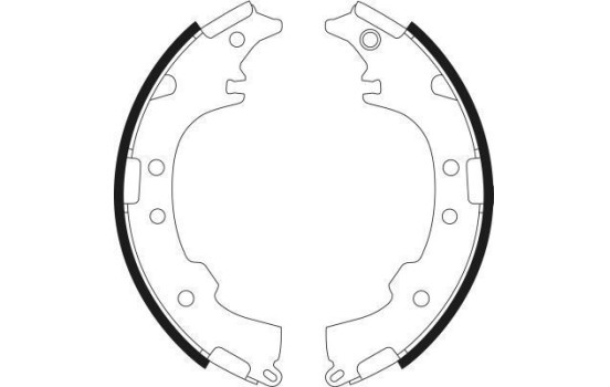Jeu de mâchoires de frein 9014 ABS, Image 3