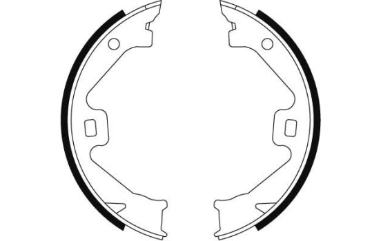 Jeu de mâchoires de frein, frein de stationnement GS8469 TRW, Image 2