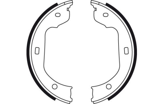 Jeu de mâchoires de frein, frein de stationnement GS8478 TRW, Image 2