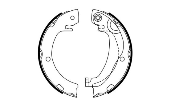 Jeu de mâchoires de frein, frein de stationnement, Image 2