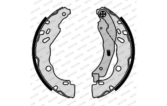 Jeu de mâchoires de frein FSB4159 Ferodo, Image 3
