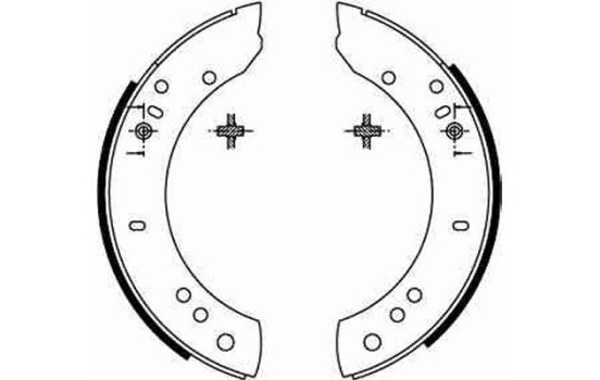 Jeu de mâchoires de frein GS6082 TRW, Image 2