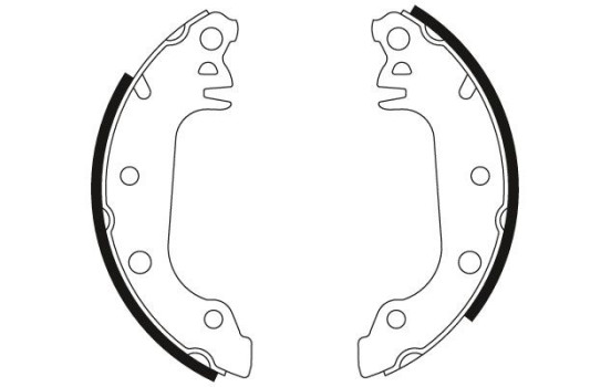 Jeu de mâchoires de frein GS6139 TRW, Image 2