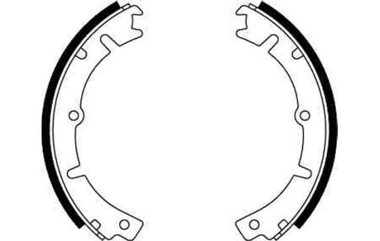 Jeu de mâchoires de frein GS8011 TRW, Image 4