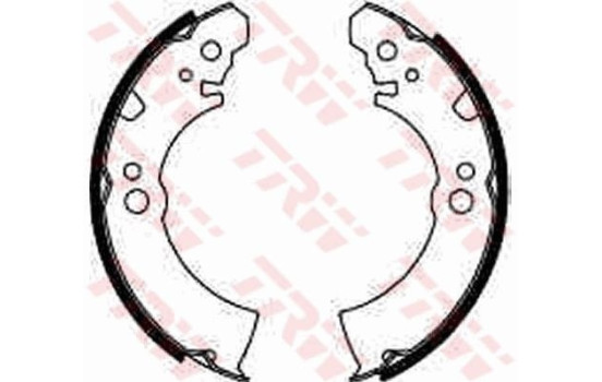 Jeu de mâchoires de frein GS8156 TRW