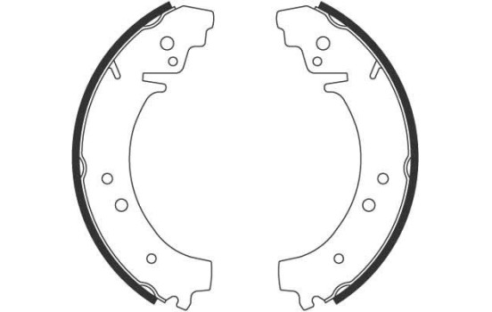 Jeu de mâchoires de frein GS8222 TRW, Image 2