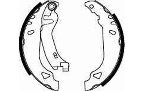 Jeu de mâchoires de frein GS8269 TRW, Image 2