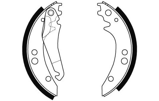 Jeu de mâchoires de frein GS8434 TRW, Image 3
