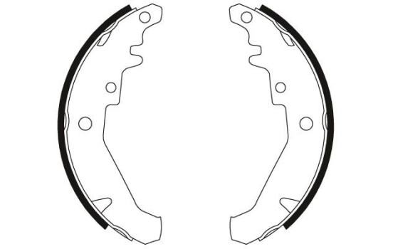 Jeu de mâchoires de frein GS8436 TRW, Image 2