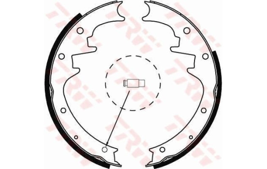 Jeu de mâchoires de frein GS8444 TRW
