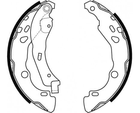 Jeu de mâchoires de frein GS8455 TRW, Image 2