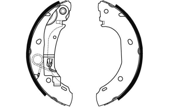 Jeu de mâchoires de frein GS8472 TRW, Image 4