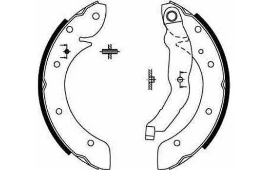 Jeu de mâchoires de frein GS8567 TRW, Image 2