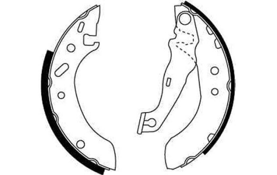 Jeu de mâchoires de frein GS8611 TRW, Image 2